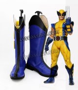 X-メン x-men ウルヴァリン風 Wolverine アニメ コスプレ靴 ブーツ