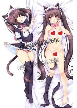 画像1: ネコぱら NEKOPARA ショコラ風 03 ●等身大 抱き枕カバー