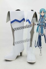 画像: ソードアート・オンライン アスナ コスプレ靴 ブーツ