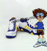 画像: デジモンアドベンチャー 八神太一風 やがみたいち コスプレ靴 ブーツ