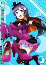 画像: ラブライブ! LoveLive! 東條希風 ハロウィン コスプレ靴 ブーツ