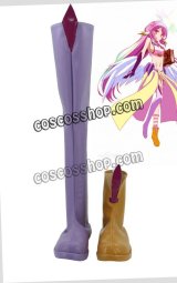 画像: ノーゲーム・ノーライフ NO GAME NO LIFE ジブリール風 コスプレ靴 ブーツ