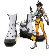 画像: Overwatch オーバーウォッチ トレーサー Tracer/レナ・オクストン風 Lena Oxton コスプレ靴 ブーツ