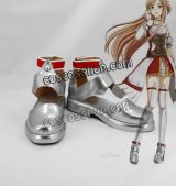 画像: ソードアート・オンライン ホロウ・リアリゼーション HR アスナ Asuna 結城明日奈風 ゆうきあすな コスプレ靴 ブーツ