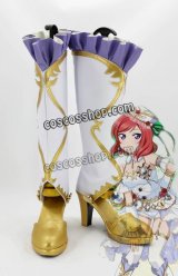 画像: Love Live!ラブライブ! 誕生石編 西木野真姫風 覚醒後 コスプレ靴 ブーツ