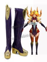 画像: League of Legends LOL リーグ・オブ・レジェンズ Lux ラックス風 Fire Elementalist Lux コスプレ靴 ブーツ