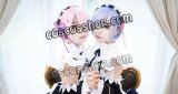 画像: Re:ゼロから始める異世界生活 レム風 メイド コスプレウィッグ