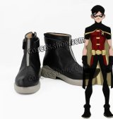 画像: ヤング・ジャスティス Young Justice ナイトウィング風 Dick ロビン風 コスプレ靴 ブーツ