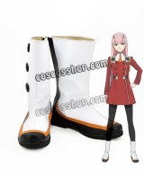 画像: DARLING in the FRANXX ダーリン・イン・ザ・フランキス 02風 ZERO TWO コスプレ靴 ブーツ