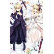 画像1: Fate/stay night フェイト・ステイナイト ダルク セイバー アルトリア・ペンドラゴン風 オルタ ドレスVer. ●等身大 抱き枕カバー (1)