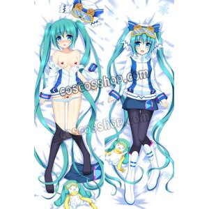 画像: VOCALOID ボーカロイド 初音ミク風 雪ミク SNOWMIKU2016 ●等身大 抱き枕カバー