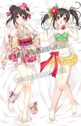 画像: Love Live! ラブライブ! 矢澤にこ風 浴衣&夏色えがおで ●等身大 抱き枕カバー