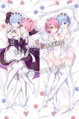 画像: Re:ゼロから始める異世界生活 レム&ラム風 メイド服 02 ●等身大 抱き枕カバー