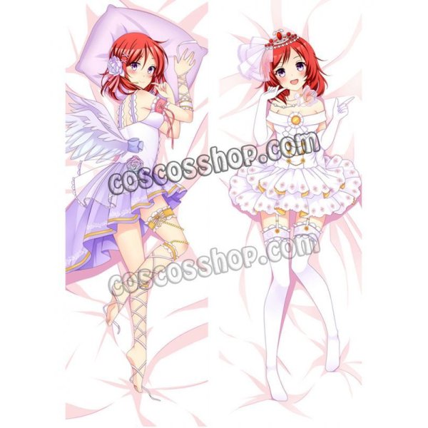 画像1: Love Live! ラブライブ! 西木野真姫風 パーティーウエディングドレス ●等身大 抱き枕カバー (1)