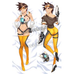 画像: オーバーウォッチ Overwatch トレーサー Tracer レナ・オクストン風 Lena Oxton 02 ●等身大 抱き枕カバー