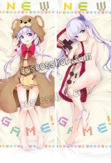 画像: NEW GAME! ニューゲーム! 涼風青葉風 すずかぜあおば クマさん寝袋 Ver. 03 ●等身大 抱き枕カバー