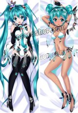 画像: VOCALOID ボーカロイド 初音ミク風 レーシングミク 2013 ver. ●等身大 抱き枕カバー