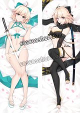 画像: Fate/Grand Order フェイト・グランドオーダー セイバー 沖田総司風 09 ●等身大 抱き枕カバー